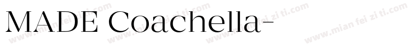MADE Coachella字体转换